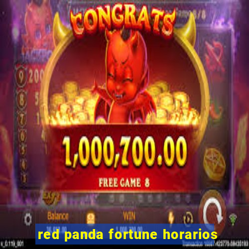 red panda fortune horarios